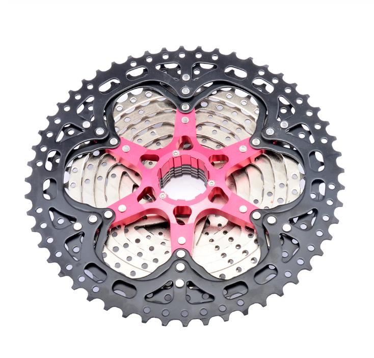 SUNSHINE 8S 9S 10s 11S 30s Geschwindigkeit 36/42/46/50t Freilauf Breite Verhaltnis Mountainbike Fahrrad швенград