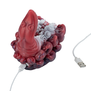 Alien Clamping <b>Masturbator</b> with 10modes Vibration Tentacle Silicone semi-enclosed pearl channel Pocket Pussy Male Penis Grinder - Product Image 5