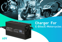 Chargeur personnalisé OEM/ODM 24V 13A avec écran Oled utilisation CE pour moto électrique Ebike fauteuil roulant