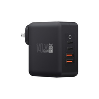 Chargeur intelligent multi-ports USB-C et USB-A PD3.1 140 Watts GaN pour téléphone portable et ordinateur portable, prise murale australienne, charge rapide