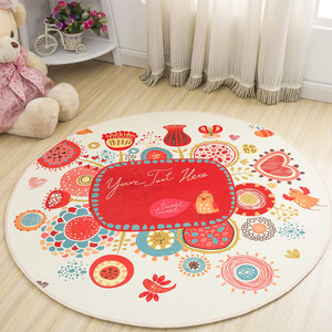 In 3d Hiện Đại Tùy Chỉnh Phim Hoạt Hình Trẻ Em Vòng Tròn Khu Vực Thảm Dã Ngoại Thảm - Product Image 2