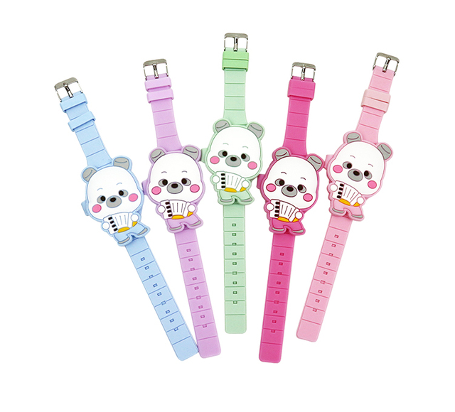 High Quality Wrist Sport Watches Kids Cute Animal Shape Cartoon Watch Gift Watch for Kids Accept Customized