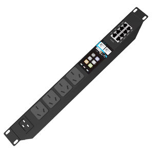 PDU <span class=keywords><strong>Ethernet</strong></span> per Rack 4 Porte 10A Standard Nazionale, Unità di Distribuzione Elettrica Intelligente con IO MQTT SNMP MODBUS - Product Image 1