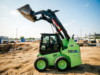 Chargeuse compacte zéro émission XC7SR07EV, capacité nominale de 0,91 tonne, godet de 0,45 m³ pour les travaux municipaux en intérieur et sur sites verts