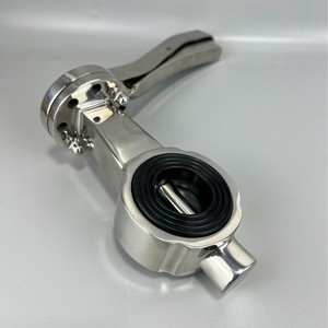 Válvula de Mariposa Tipo Wafer de Acero Inoxidable 304, Conexión Manual con Abrazadera DN32 a DN300 para Suministro de Agua - Product Image 3