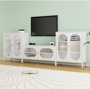 Meuble TV Télévision pour le salon Meuble de luxe pour la chambre à coucher Meuble de rangement pour la maison avec étagère réglable - Product Image 5