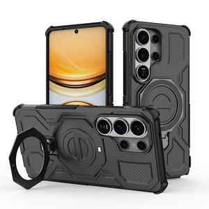 Étui avec anneau rotatif pour Samsung S26 Ultra S26 <span class=keywords><strong>Plus</strong></span> S25 Edge S25 FE, protection antidérapante de qualité militaire contre les chutes - Product Image 1