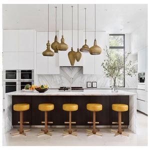 High Quality Modern Design Stander Eco-Friendly Kitchen Cabinet with Marble/Solid Surface Countertop Hinge 5 <b>Drawers</b> - Product Image 6