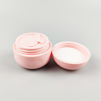 Récipient en plastique ODM Pot de crème en plastique finition mate Pot à double paroi Bouteille cosmétique à large ouverture Paquet de crème vide 50g