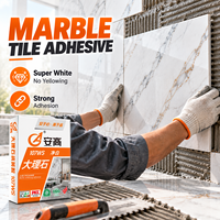 Colle à marbre Angao de qualité supérieure, monocomposant, pour carrelage, anti-grisage, excellente adhérence, 20 kg, grande taille, dalle de marbre, intérieur