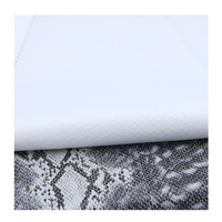 Piel de imitación de serpiente brillante Natural Artificial piel de pitón avanzada justa y encantadora para chaqueta/bolsos