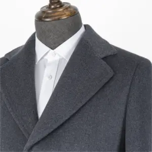 Cappotto di moda da uomo all'ingrosso da uomo inverno con cintura lunga trench da uomo alla moda lungo inverno trench all'ingrosso
