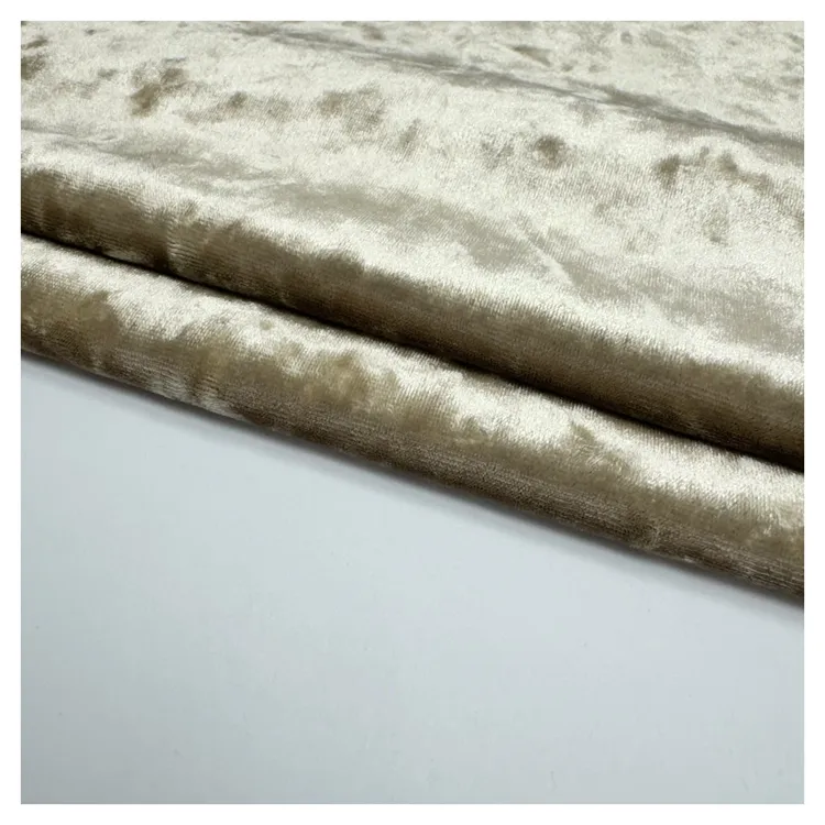 Tecidos de veludo gelo tingidos para casaco em malha 95% poliéster 5% spandex transparente e respirável com design personalizado da moda
