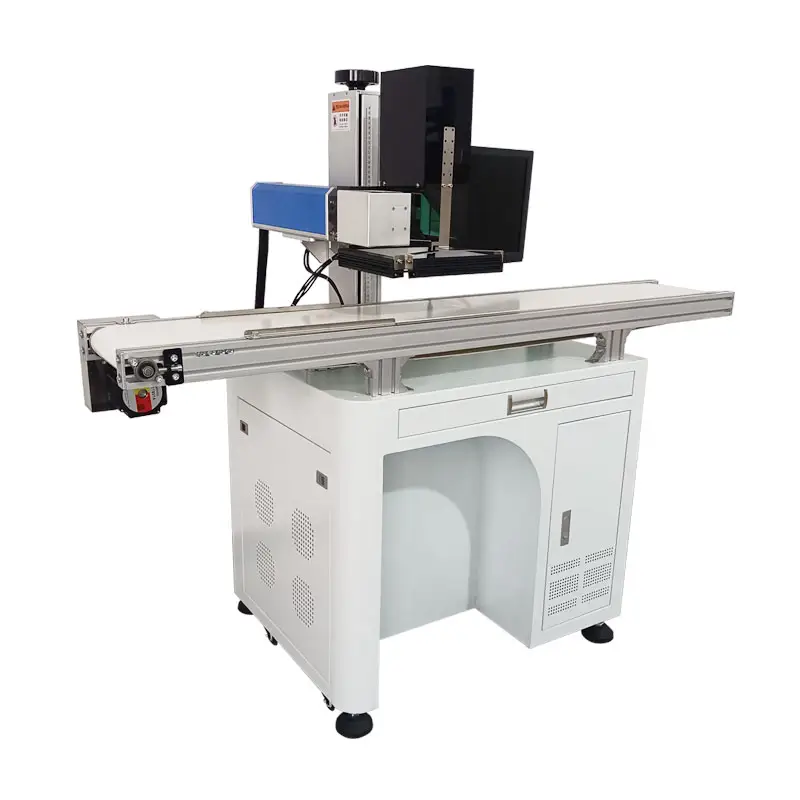 CCD Camera Visual Positioning Fiber Uv Laser Marking Machine Price For 3c Assemble Line Printing