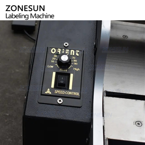 Zonesun ZS-JTB10 bán tự động nhựa thủy tinh chai tròn thực phẩm đóng hộp Jar tin keo ướt Máy dán nhãn cho nhãn giấy - Product Image 2