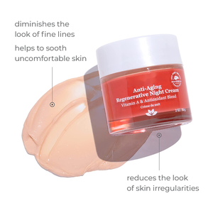 Creme noturno regenerativo anti-envelhecimento de vitamina E de marca própria hidratante firmador de Astaxantina para rosto - Product Image 3