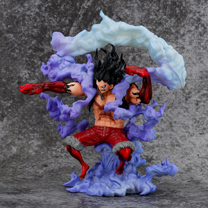 รูปปั้นการ์ตูนอะนิเมะหนึ่งชิ้นรูปปั้นแอ็คชั่นทำจาก PVC ลูฟี่เกียร์<span class=keywords><strong>4</strong></span>ชิ้นขนาด26.5ซม. - Product Image 4