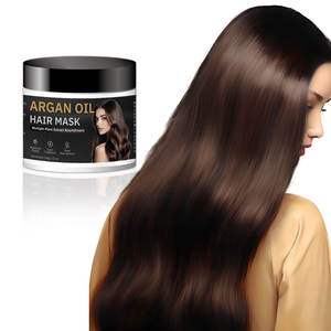 Masque capillaire au collagène naturel, au ginseng et à l'huile d'argan, réparateur et lissant, vente chaude, fabrication OEM, vente en gros, marque privée - Product Image 5