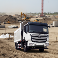 Nouveau Camion Benne Foton AUMAN EST 6X4 Diesel Châssis Basculant RHD Moteur Cummins >50T Euro 2 Camion Benne Lourd