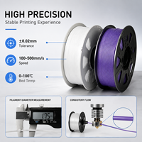 Filamen Printer 3D JUMO PETG Baru 1.75mm Akurasi Dimensi Tinggi, Tidak Mudah Melengkung, Daya Rekat Lapisan Kuat, Prototipe Fungsional 1kg
