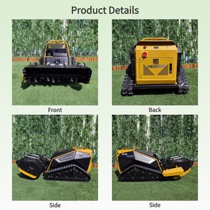 Robot Falciatrice Cingolata Telecomandata 24HP con Inclinazione di 35 Gradi <span class=keywords><strong>per</strong></span> Taglio Erba e Triturazione Rami in Foreste e Fattorie - Product Image 2