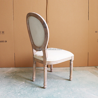 Chaise de salle à manger Louis XVI de Style français de haute qualité dos en rotin cadre en bois massif tissu Durable pour hôtels modernes meubles de maison