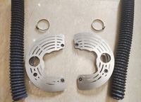 Oiomotors Kit de plaques de refroidissement de frein avant pour BMW E92 M3