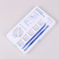 Kit matras serviks transparan gigi, sterilisasi 275 Matrice + 2 pegangan bahan pengisi Resin dokter gigi