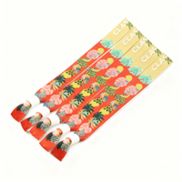 Bracelets en tissu polyester sublimé aux couleurs pastel de printemps |   Motif d'œuf de lapin de Pâques adapté aux cadeaux de vacances pour enfants