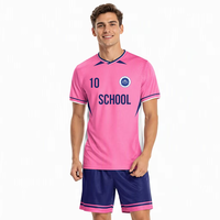 Maillot de football personnalisé pour garçons, impression numérique, uni, 100% polyester