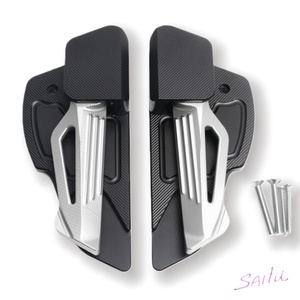Pedane Posteriori Antiscivolo in Alluminio CNC 3D per Passeggero <span class=keywords><strong>Vespa</strong></span> Primavera Sprint 150 GTS 300 <span class=keywords><strong>GTV</strong></span> <span class=keywords><strong>250</strong></span> - Product Image 4