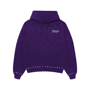 Hoodie Pullover pria, gaya Retro berlian imitasi beberapa lengan panjang - Product Image 4