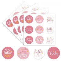 Autocollants en papier adhésifs personnalisés DIY pour baby shower, récompenses estivales, décoration de journal, planification, étude et notes de correction