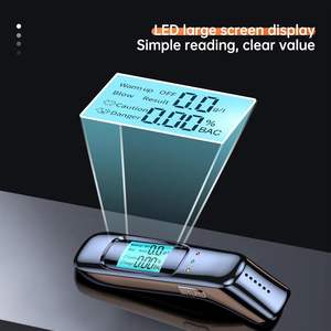 Alcootest portable à capteur semi-conducteur haute sensibilité, rechargeable par USB, avec affichage numérique et mesure de l'état d'ébriété - Product Image 5