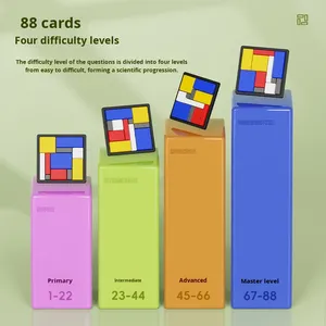 Vente directe du fabricant original, jouets Sanrong, jouet de construction en bois, blocs de construction éducatifs, 40 pièces pour les enfants de 5 à 7 ans - Product Image 2