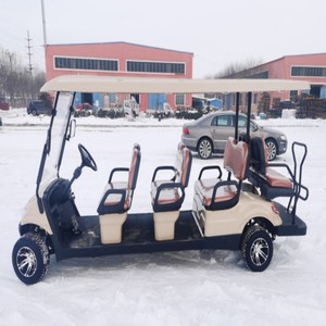 Carrito de golf eléctrico de 8 plazas, barato y duradero, con certificación CE - Product Image 3