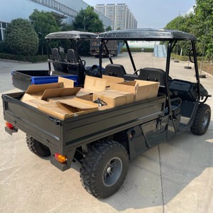 รถบรรทุกขนาดใหญ่ 4x4 แบบเคียงข้างกัน 2 ที่นั่ง สำหรับใช้ในฟาร์ม คอกม้า ฟาร์มปศุสัตว์ ขนส่งอาหารสัตว์ และงานอเนกประสงค์ - Product Image 2