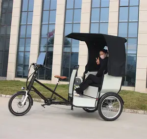 e人力车电动电池供电的tuk tuk bajaj汽车人力车备件