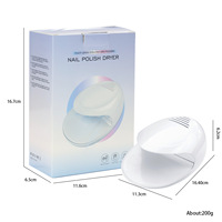Séchoir à vernis à ongles portable batterie Power Touch Press Machine à séchage rapide pour vernis à ongles régulier