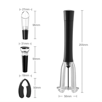 Vente en gros Extracteur de bouchon manuel à pression d'air facile Ouvre-bouteille de vin avec pompe à air Ensemble avec coupe-feuille Bouchon de vin sous vide Verseur