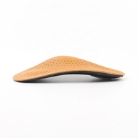 Semelles orthopédiques M2 3/4 en micro-cuir confortables pour pieds plats, soutien de la voûte plantaire, épine calcanéenne, fasciite plantaire, soins des pieds, orthèses