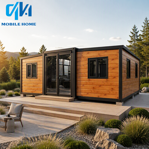 Casa Mobile Prefabbricata da 20ft/40ft Pronta per la Spedizione, 2/3/4 Camere da Letto con Cucina e Bagno, Casa Container, Veranda, Camere d'Albergo - Product Image 1