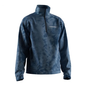 Veste à fermeture éclair 1/3, col montant, logo personnalisé, vente en gros pour vêtements de sport et mode outdoor - Product Image 5