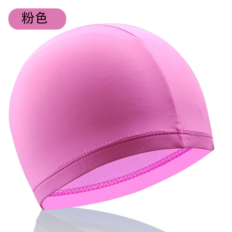 Rosa, muy elástico y cómodo, no impermeable.