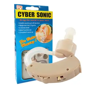 Amplificateur de son réglable pour aide auditive Cyber Sonic BTE populaire Mini amplificateur de son d'oreille pour aides auditives pour personnes âgées