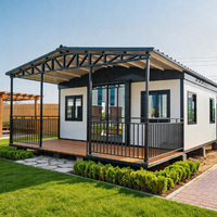 Maison conteneur en acier extensible de haute qualité - Villa mobile préfabriquée moderne et compacte avec design pliable
