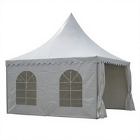 Tente de réception extérieure Peak Top avec structure en aluminium, résistante aux UV et imperméable, pour mariage, banquet, été, en tissu PVC