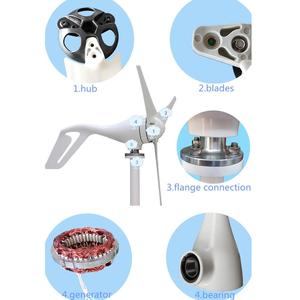 Venta Caliente de Fábrica al por Mayor: Sistema de Energía Híbrida Solar y Eólica de 5kW con Eje Vertical WON-WT-HS5000 - Product Image 2