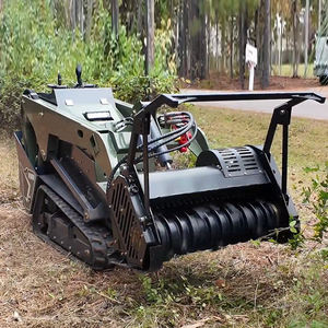 Hochleistungs-Derette V1000 Kompakt-<span class=keywords><strong>Mini</strong></span>-Radlader mit Kubota-Motor und Forstmulcher-Anbaugerät - Product Image 2