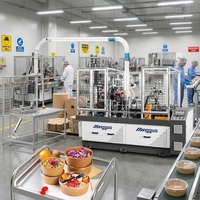 Machine entièrement automatique pour la fabrication de boîtes rondes en kraft, de contenants à emporter et de bols à soupe en papier
